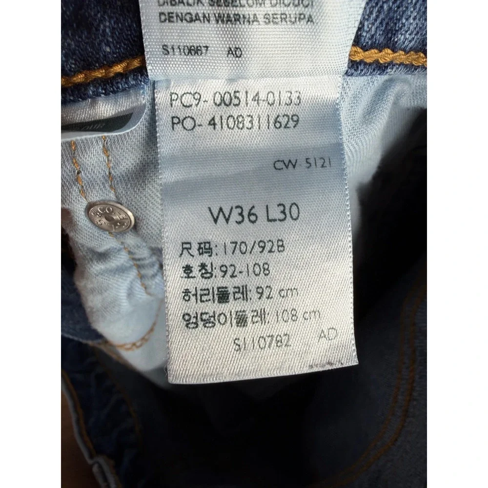 Levi's Strauss Men's 514 Straight Fit Jeans size 36X30 Blue